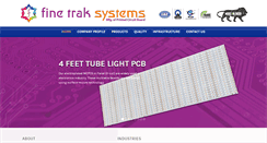Desktop Screenshot of finetraksystems.com