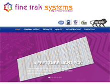 Tablet Screenshot of finetraksystems.com